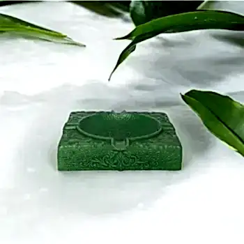 El Yapımı Motifli Beton Kül Tablası - Tuva